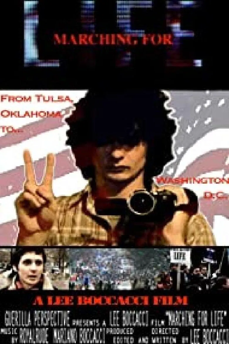 Marching for Life poster background