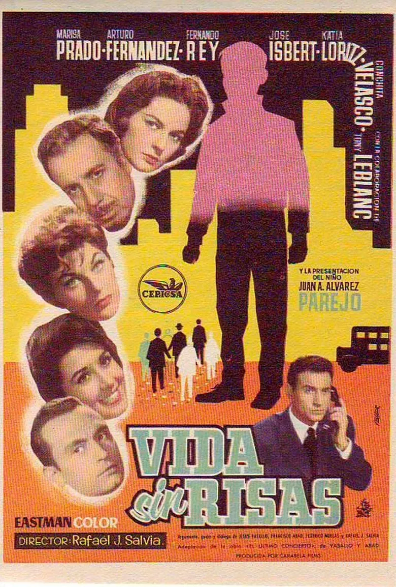 Vida sin risas poster background