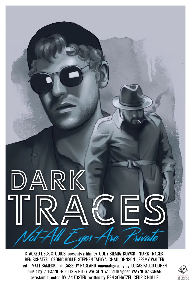 Dark Traces poster background