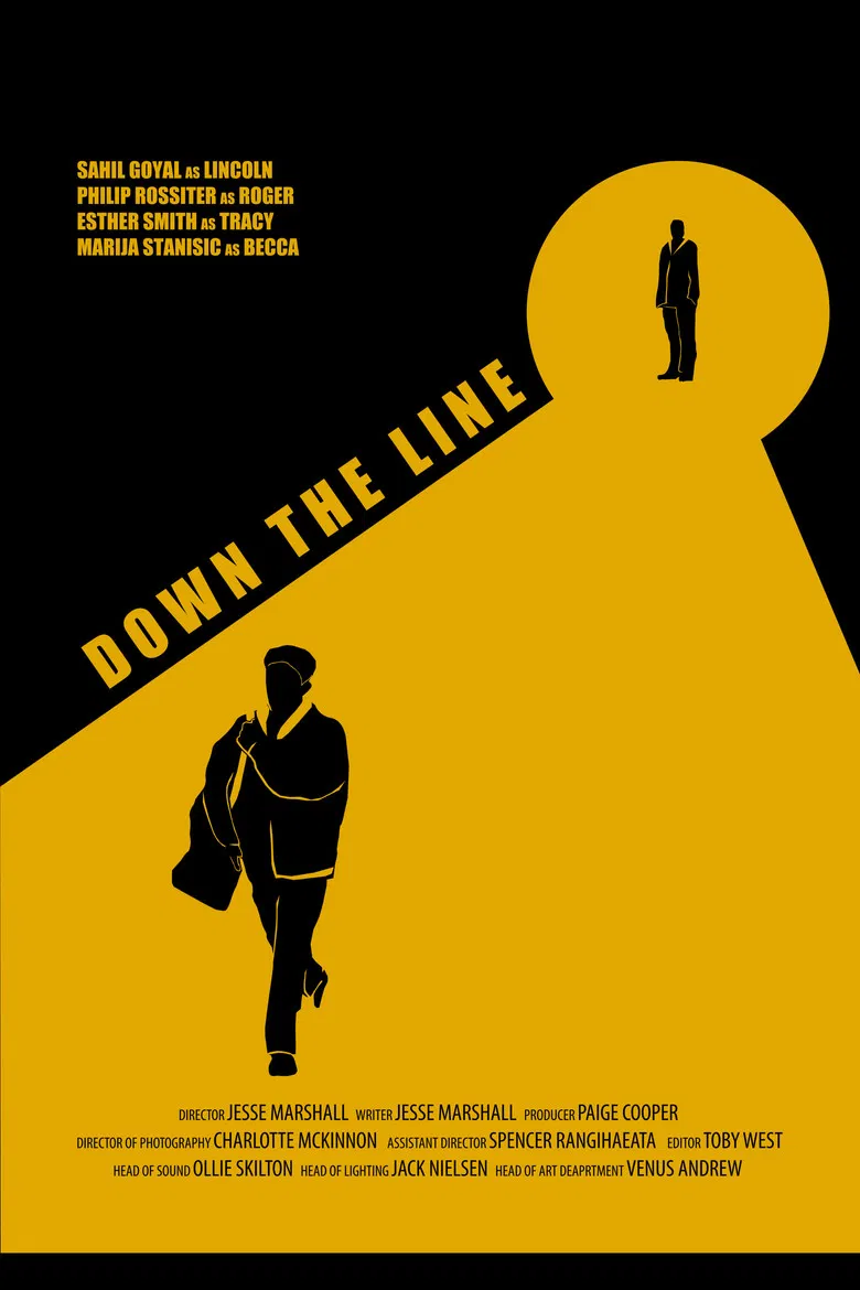 Down the Line poster background
