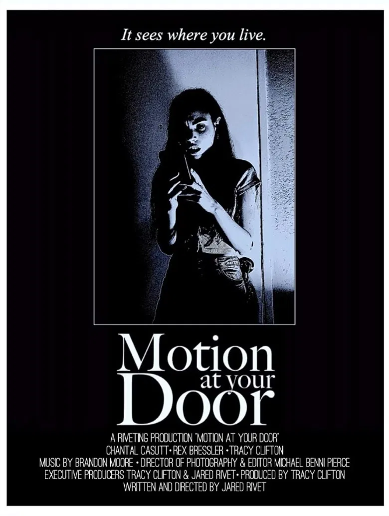 Motion at Your Door poster background