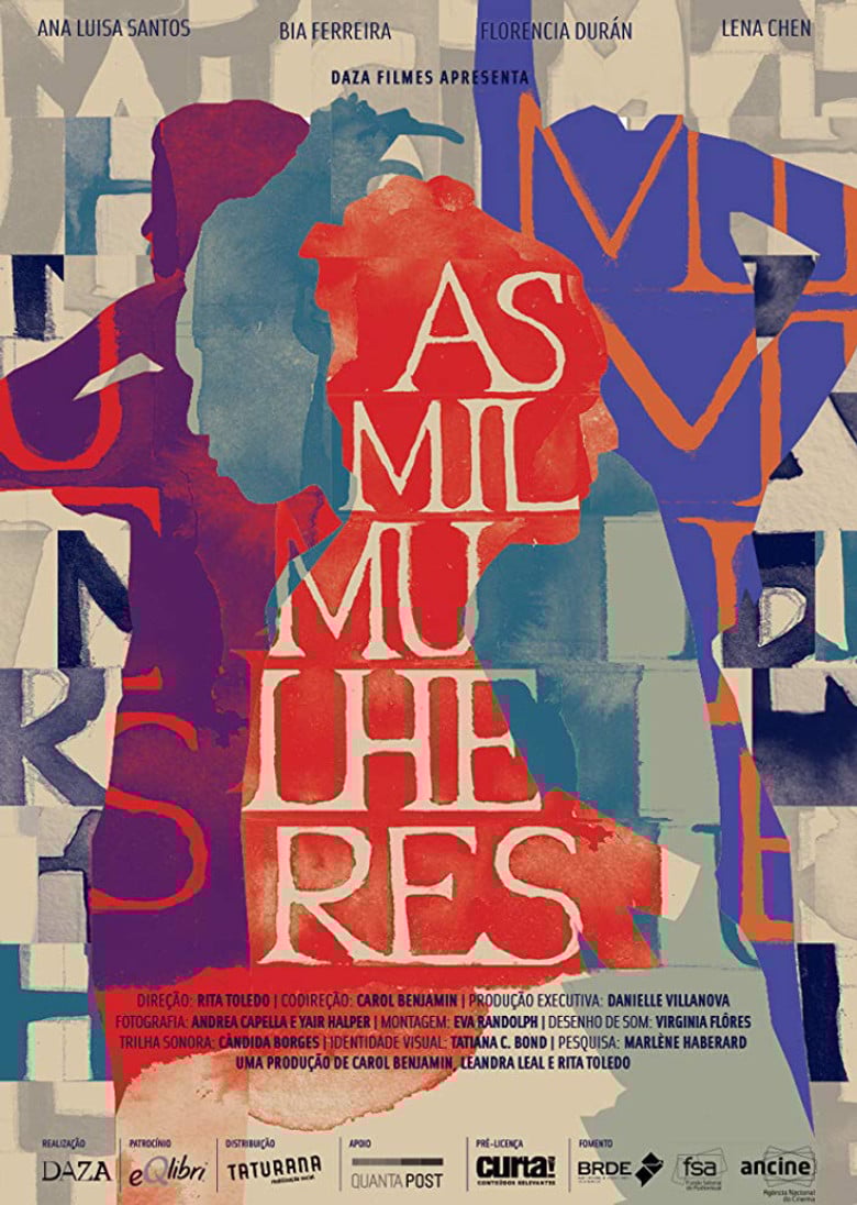 As mil mulheres poster background