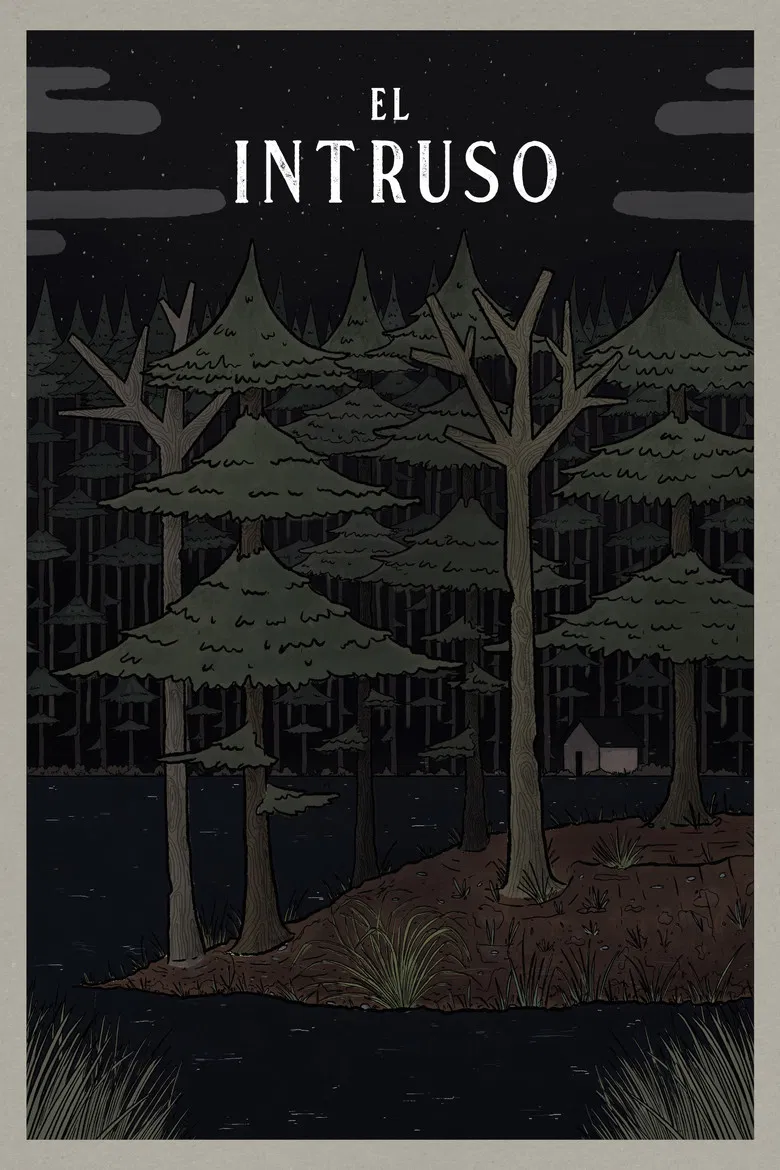 The intruder poster background