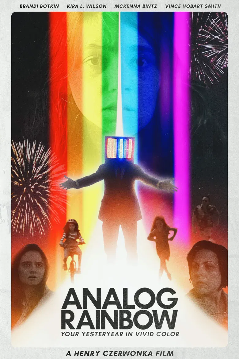 Analog Rainbow poster background