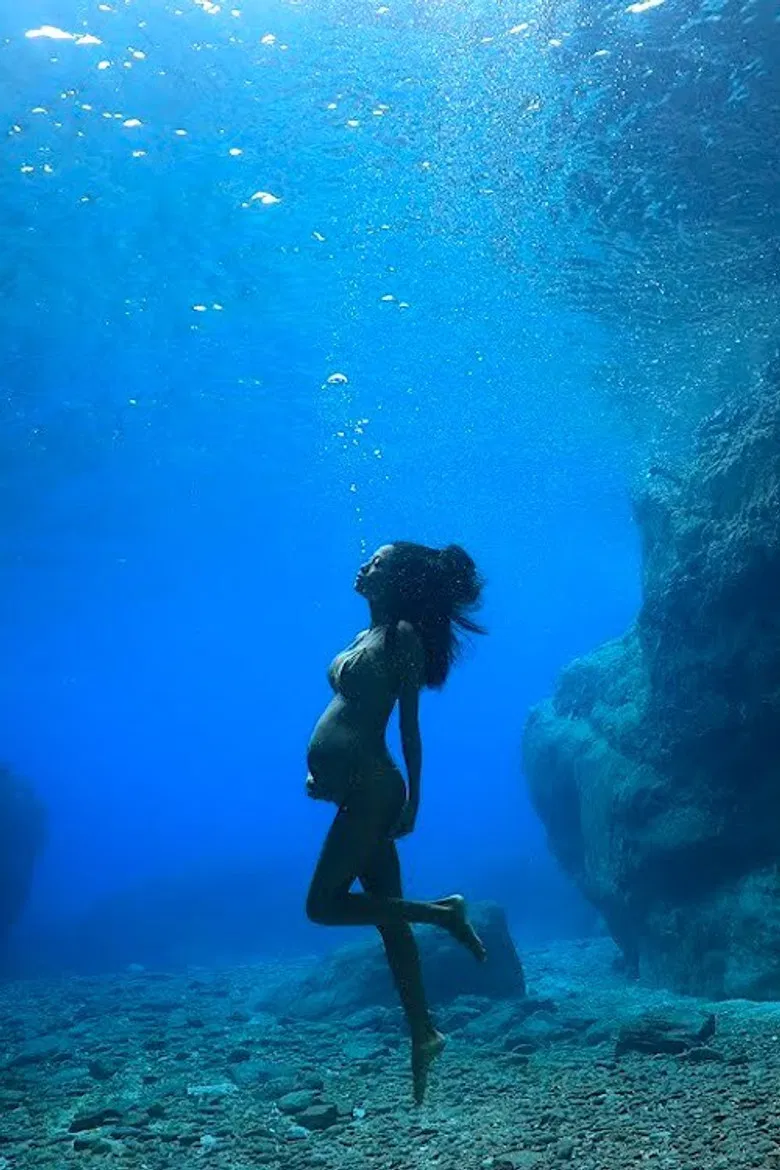 Water Baby poster background