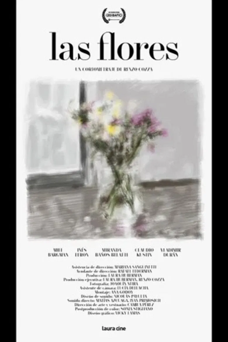 Las flores poster background