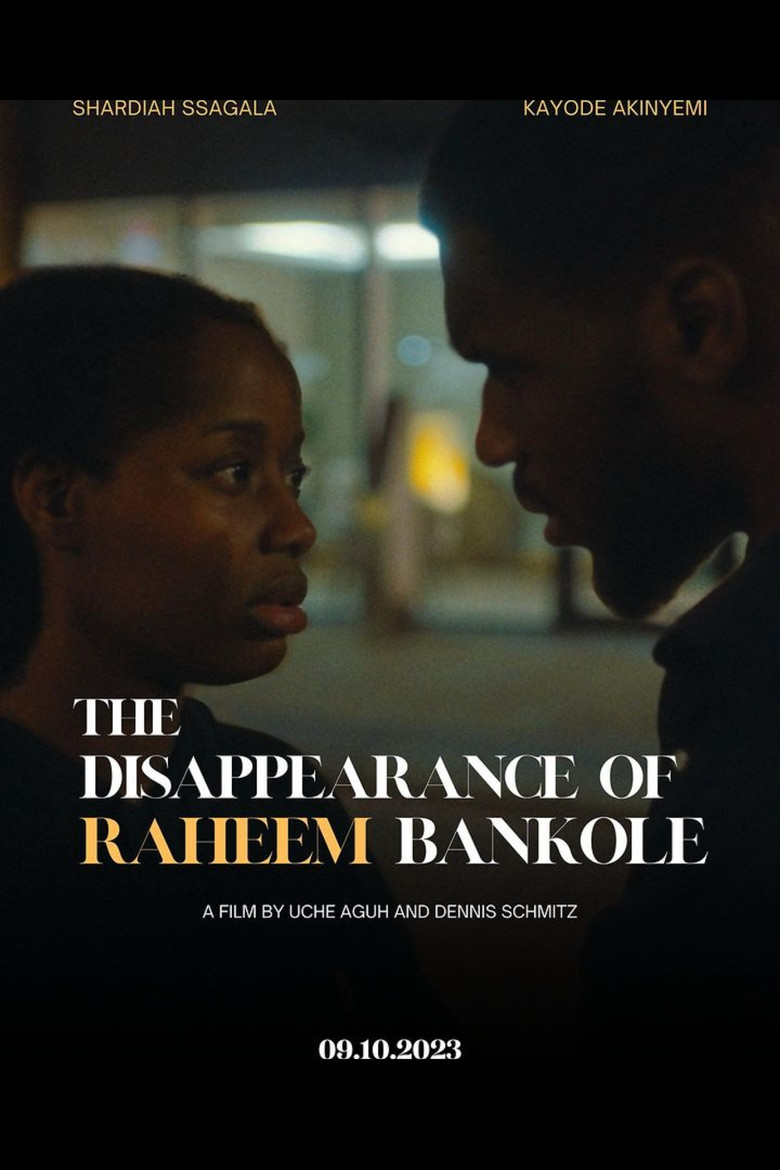 The Disappearance of Raheem Bankole poster background