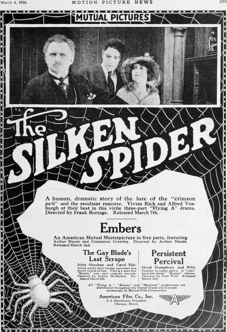 The Silken Spider poster background