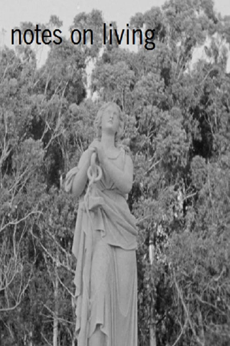 Notes on Living poster background