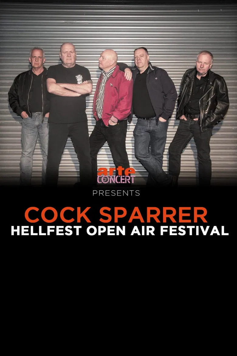 Cock Sparrer - Hellfest 2024 poster background