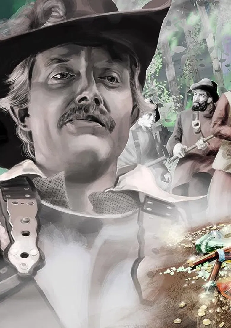 Queens Gold poster background