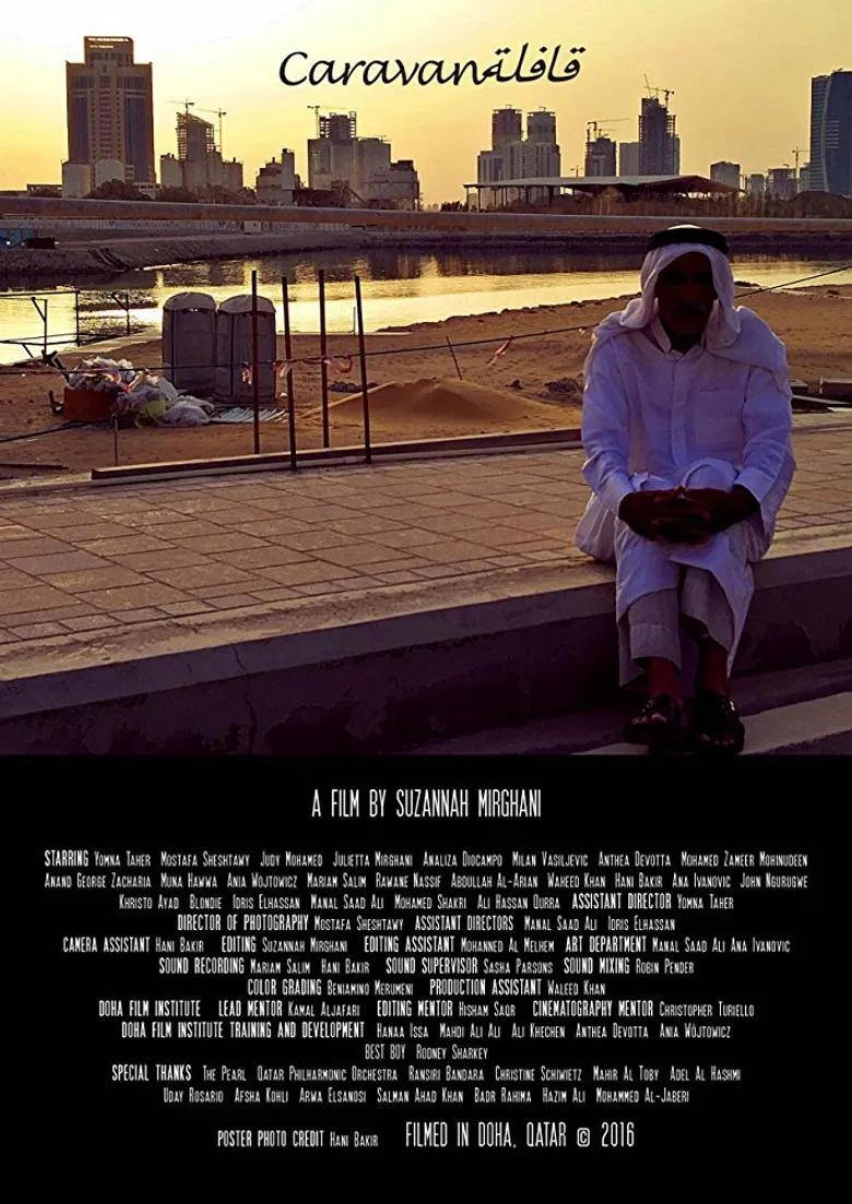 Caravan poster background