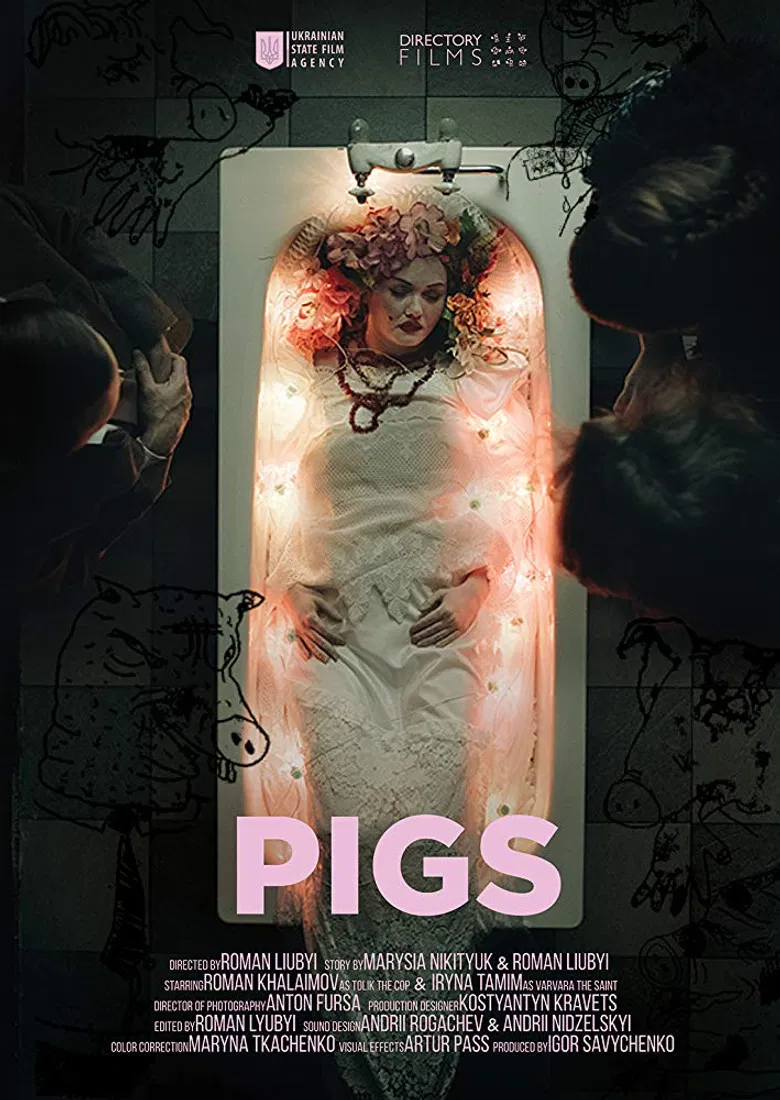 Pigs poster background