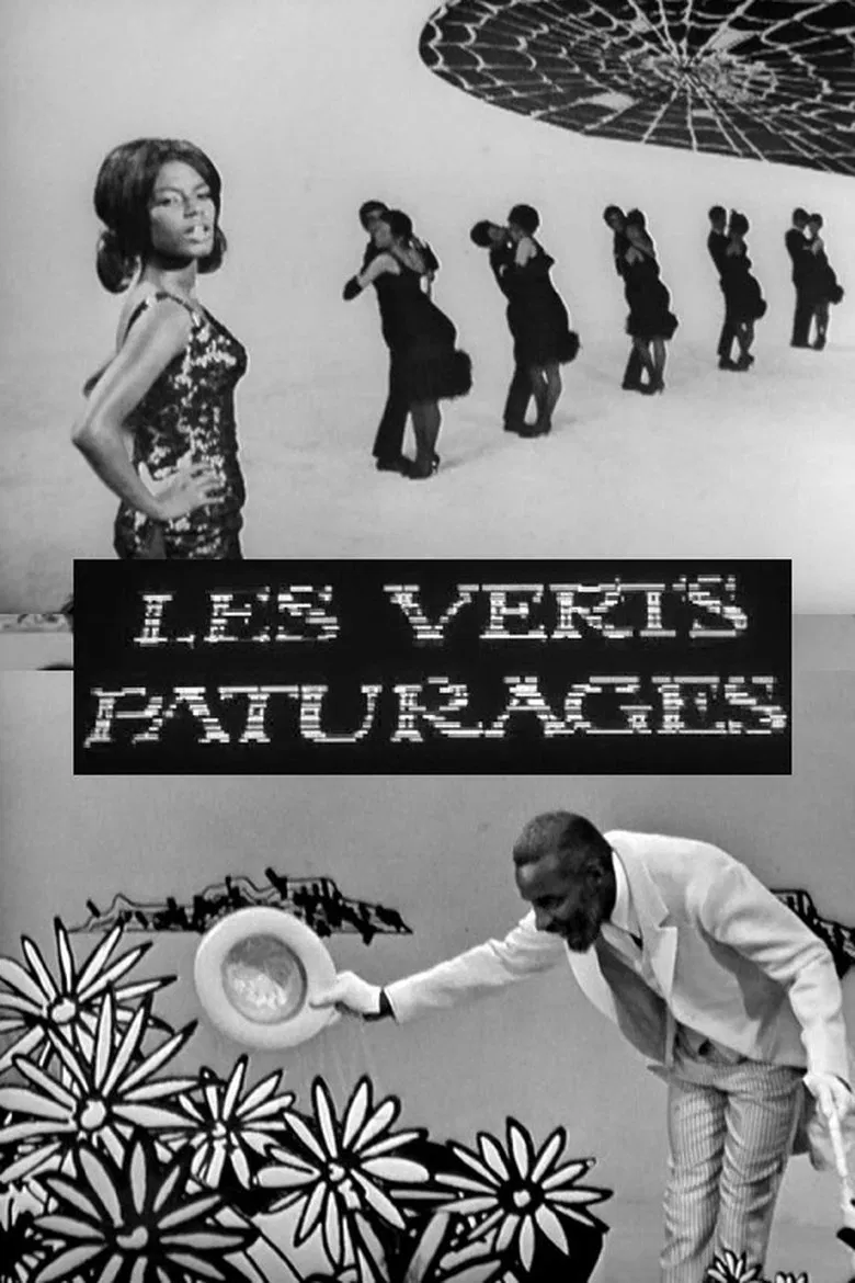 Les verts pâturages poster background