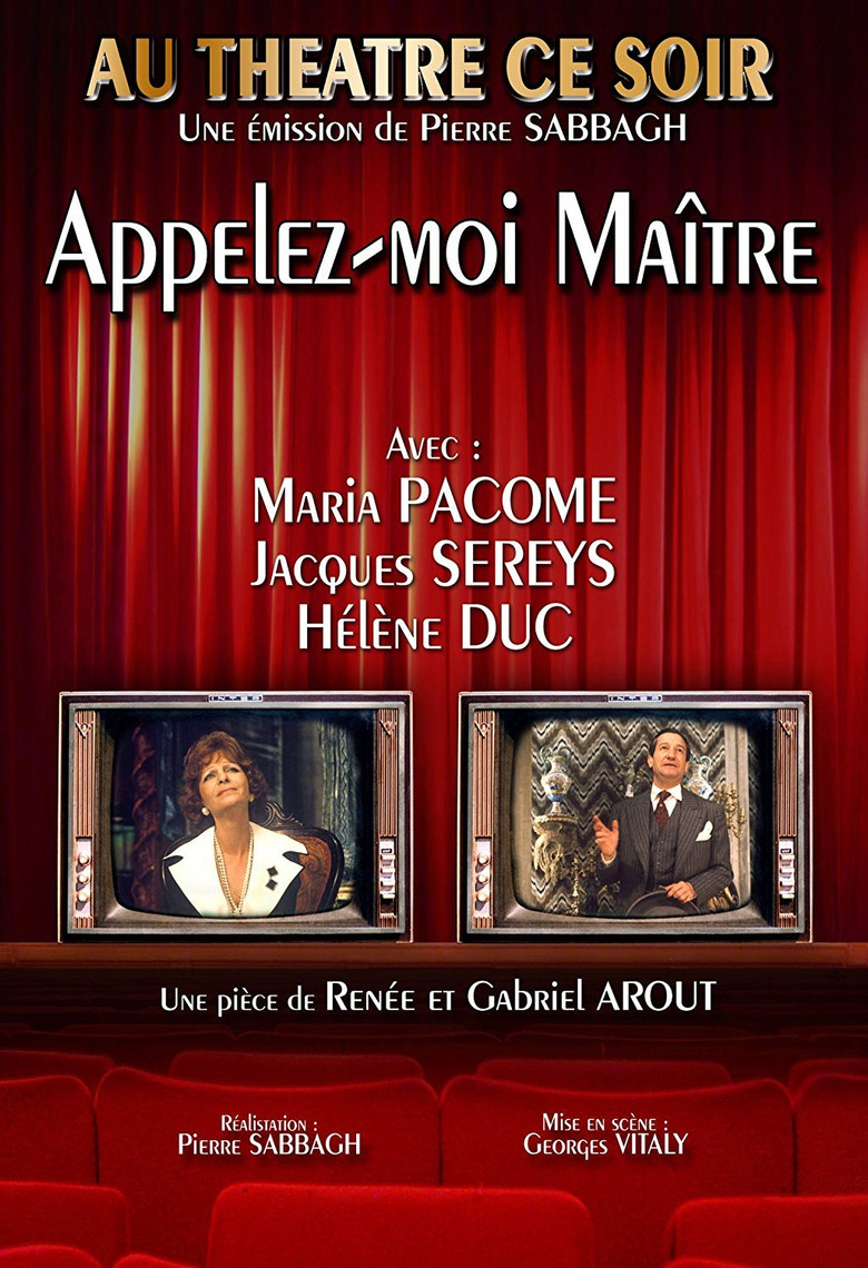 Appelez-moi maître poster background