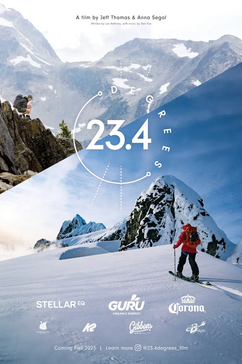 23.4 Degrees poster background