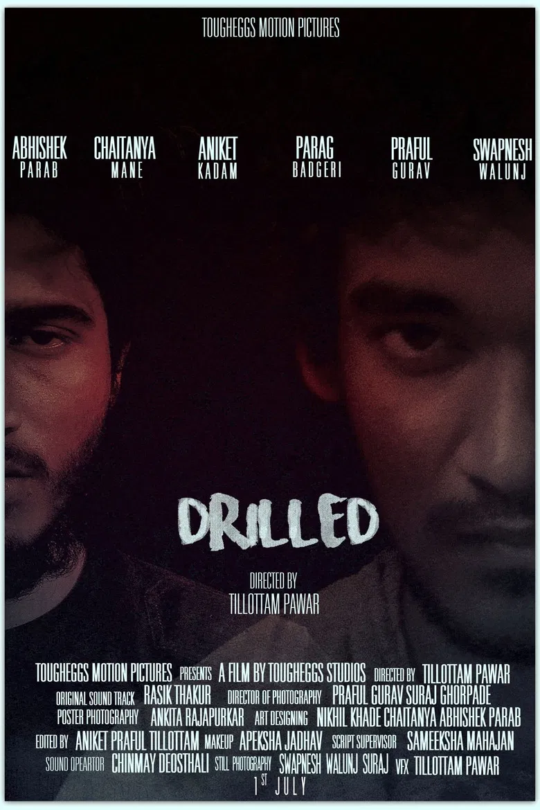 Drilled poster background