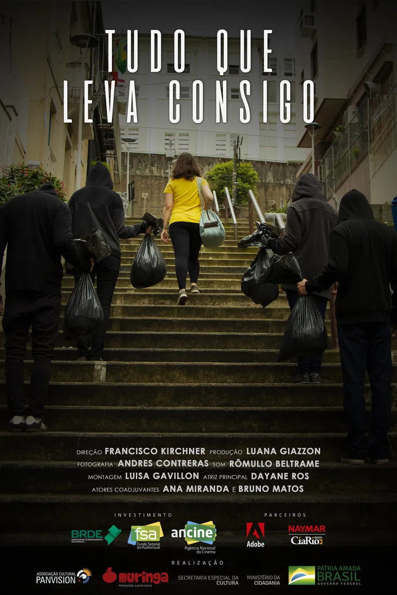 Tudo Que Leva Consigo poster background