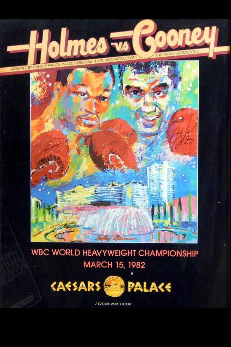 Larry Holmes vs. Gerry Cooney poster background