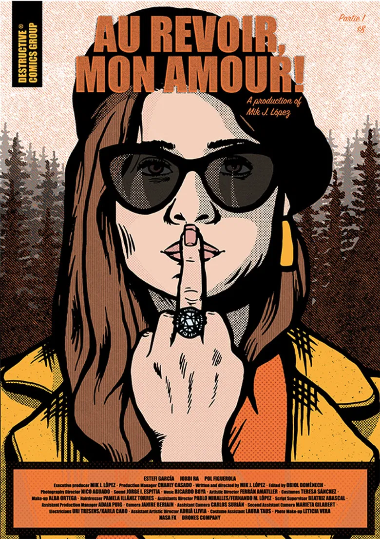 Au Revoir, Mon Amour poster background