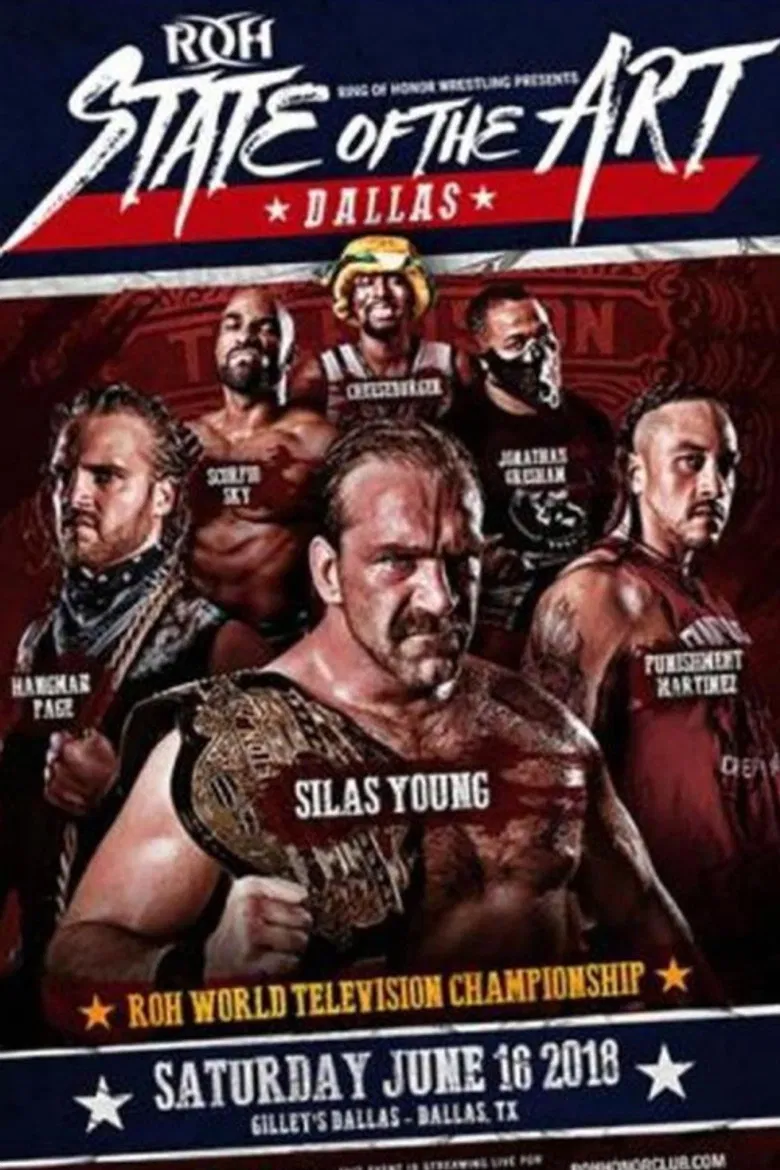 ROH: State of The Art - Dallas poster background