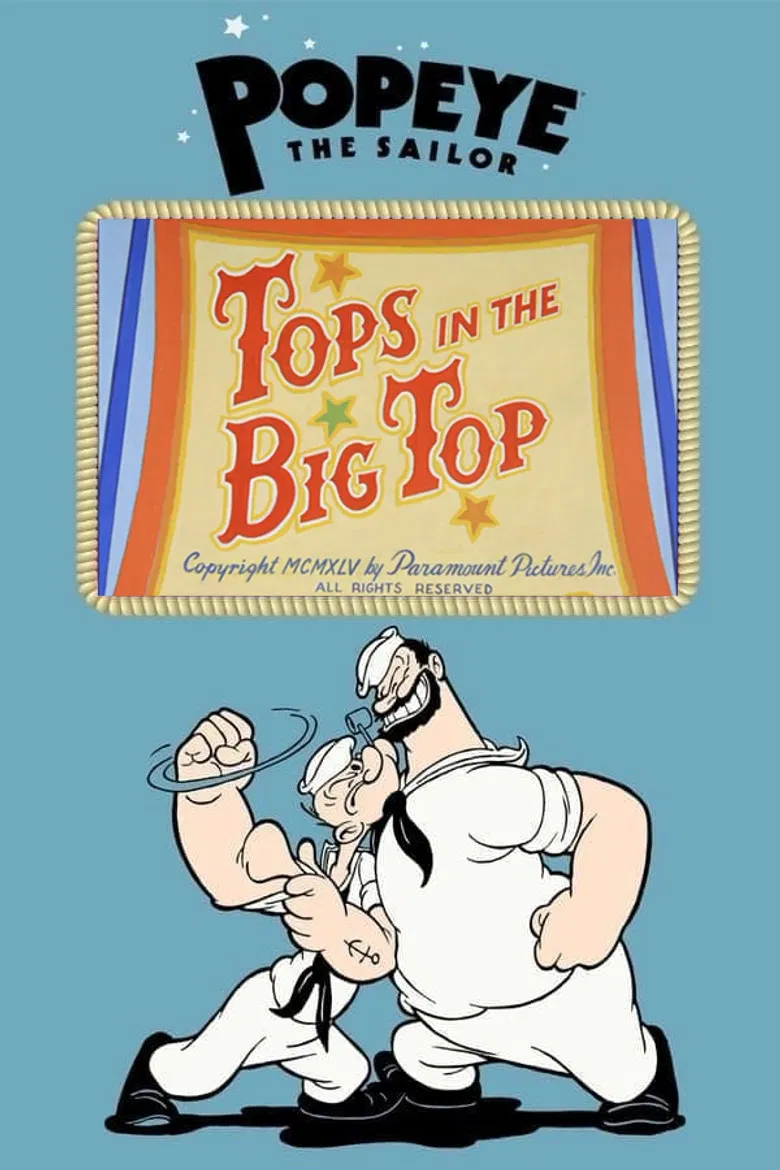 Tops in the Big Top poster background