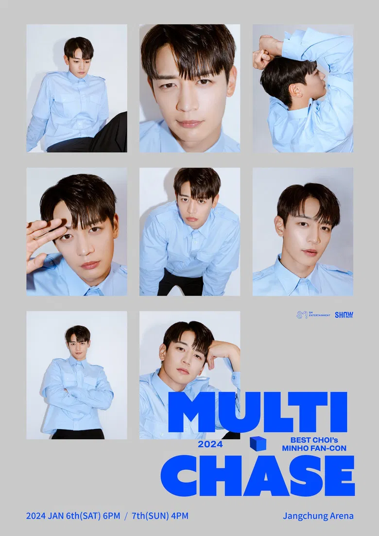 2024 BEST CHOI’s MINHO FAN-CON "Multi-Chase" poster background