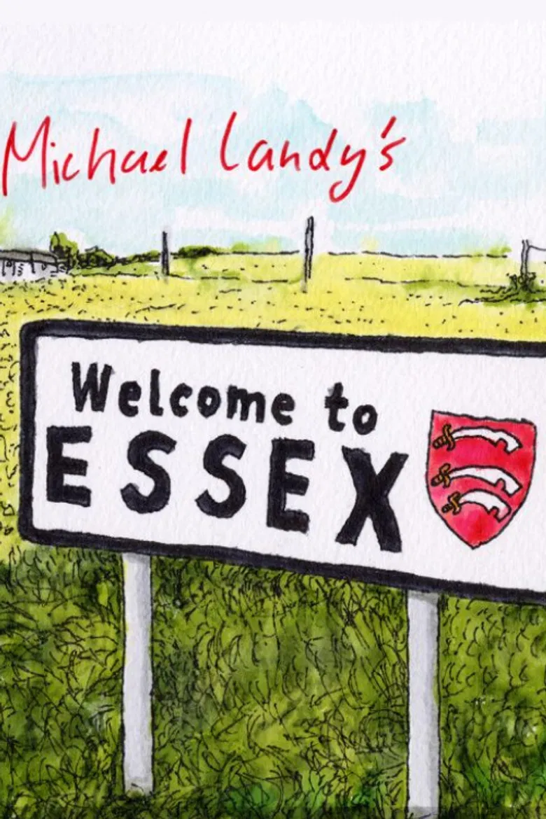 Michael Landy's Welcome to Essex poster background