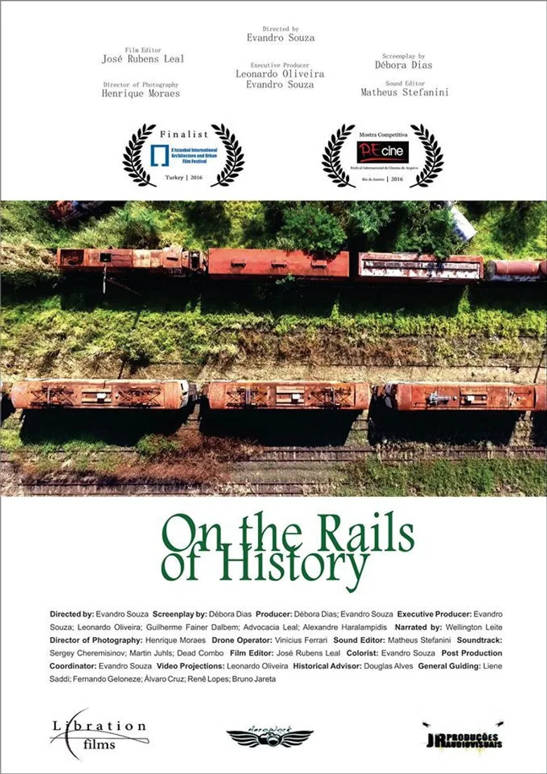 Sobre os Trilhos da História poster background