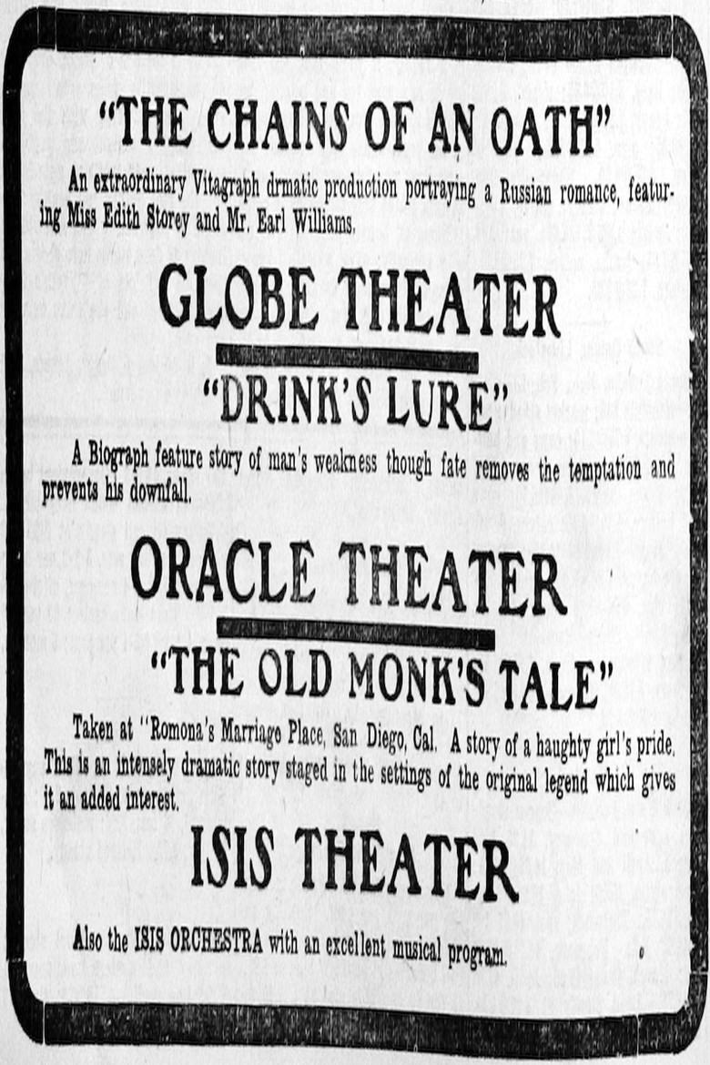 The Old Monk's Tale poster background