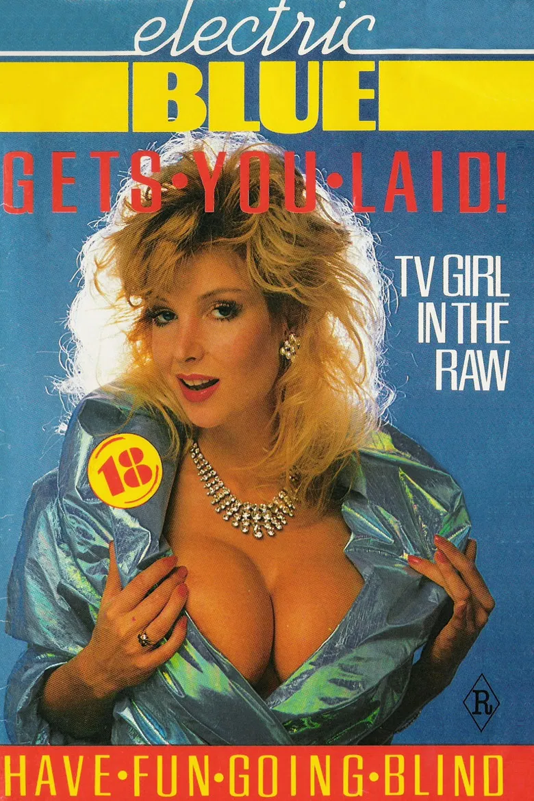 Electric Blue 18 poster background