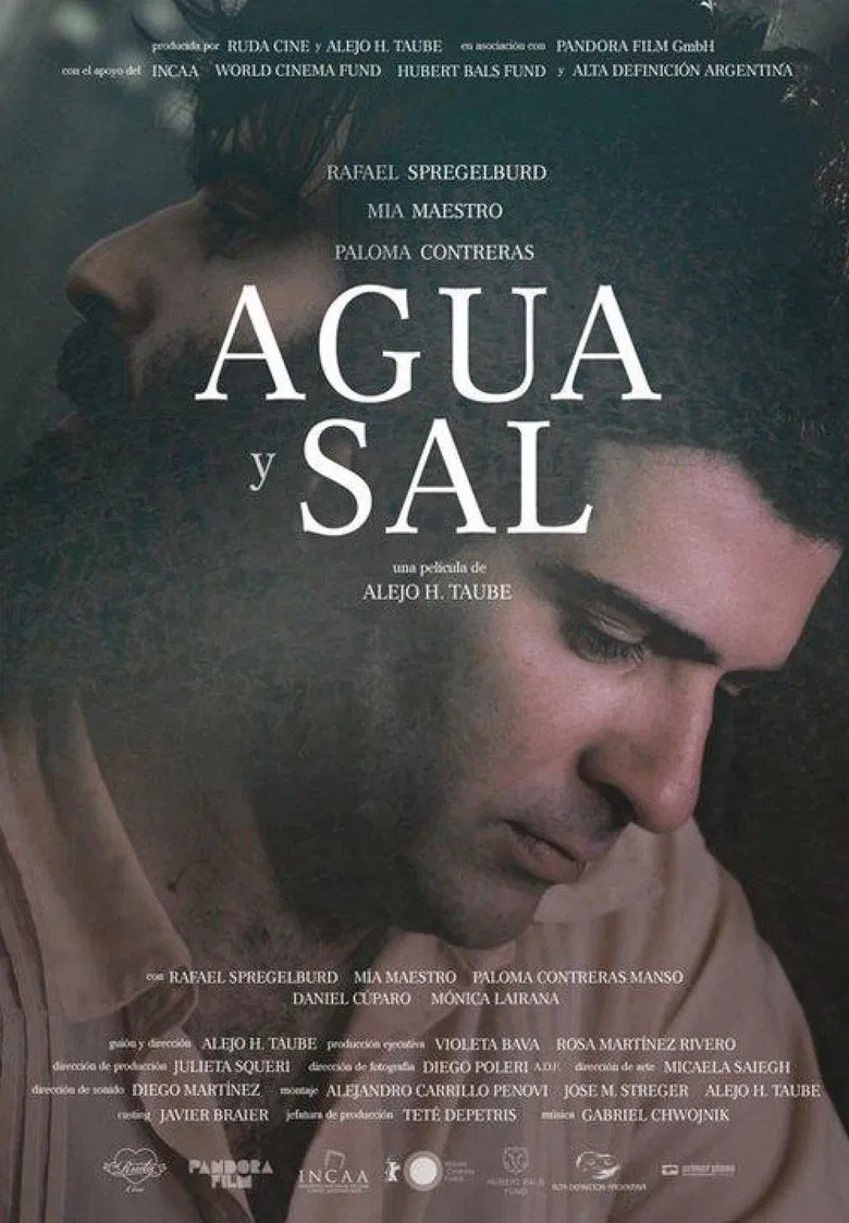Agua y sal poster background