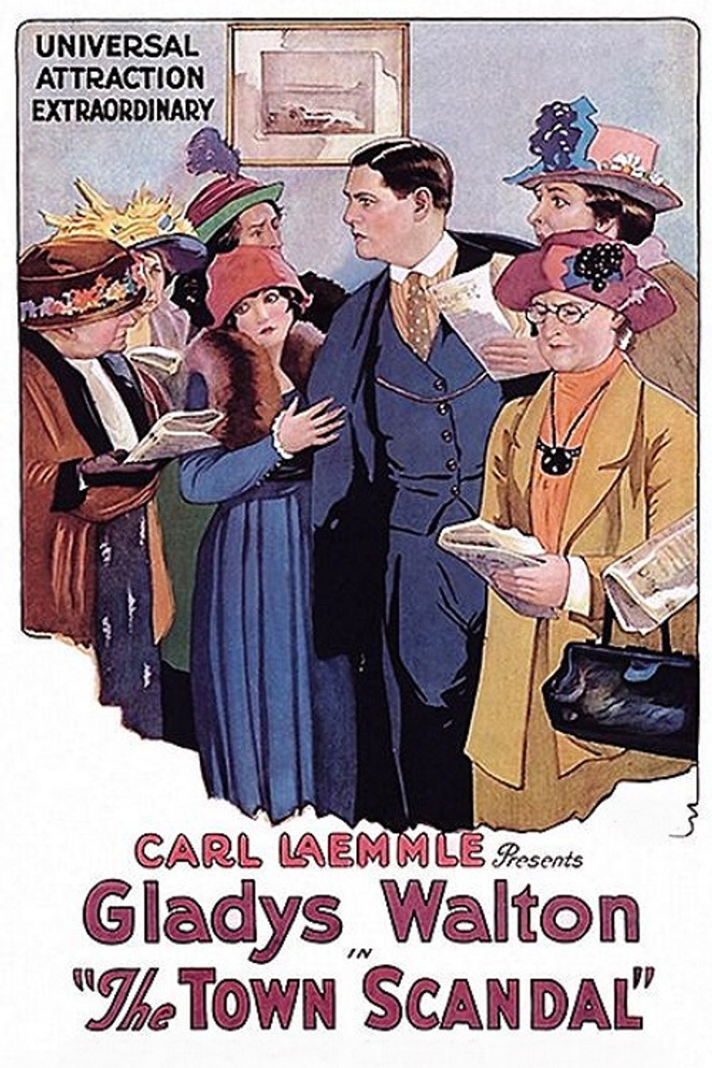 The Town Scandal poster background