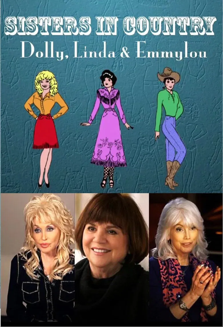 Sisters in Country: Dolly, Linda and Emmylou poster background
