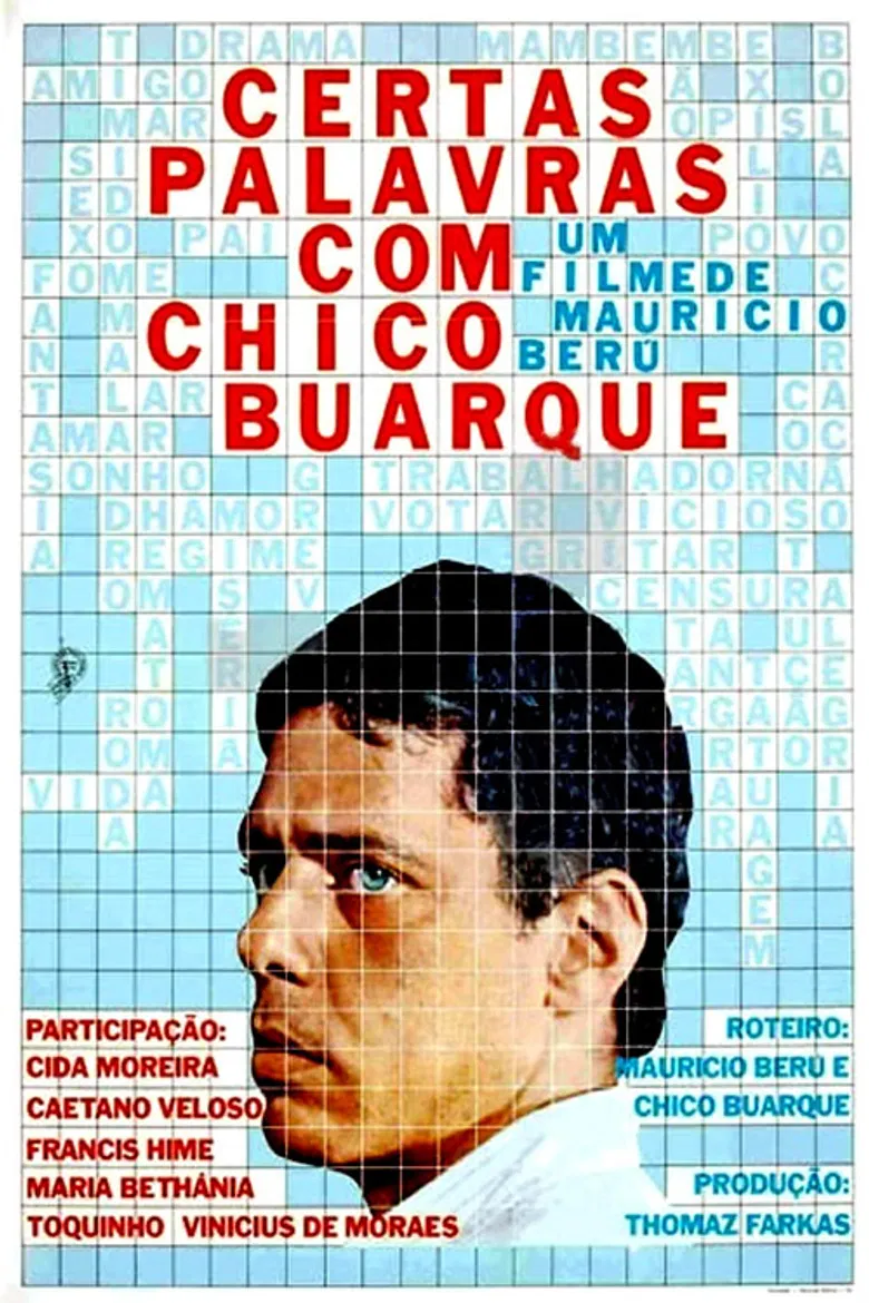 Certas Palavras com Chico Buarque poster background