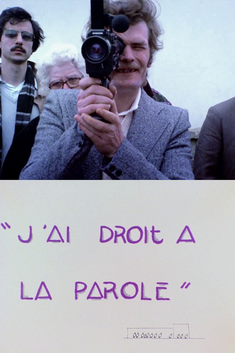 J'ai droit à la parole poster background