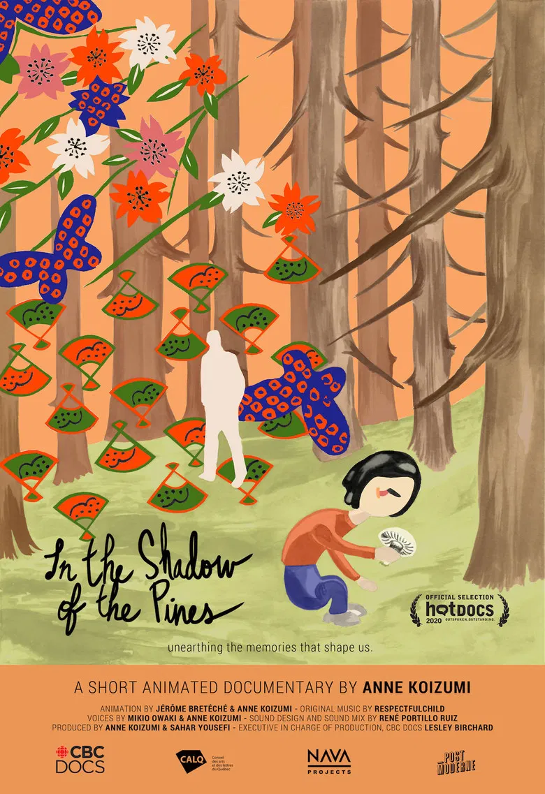 In the Shadow of the Pines poster background