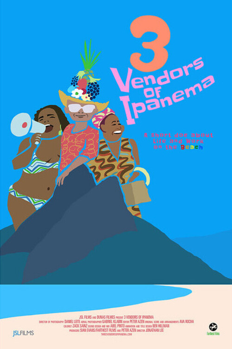 Three Vendors of Ipanema poster background