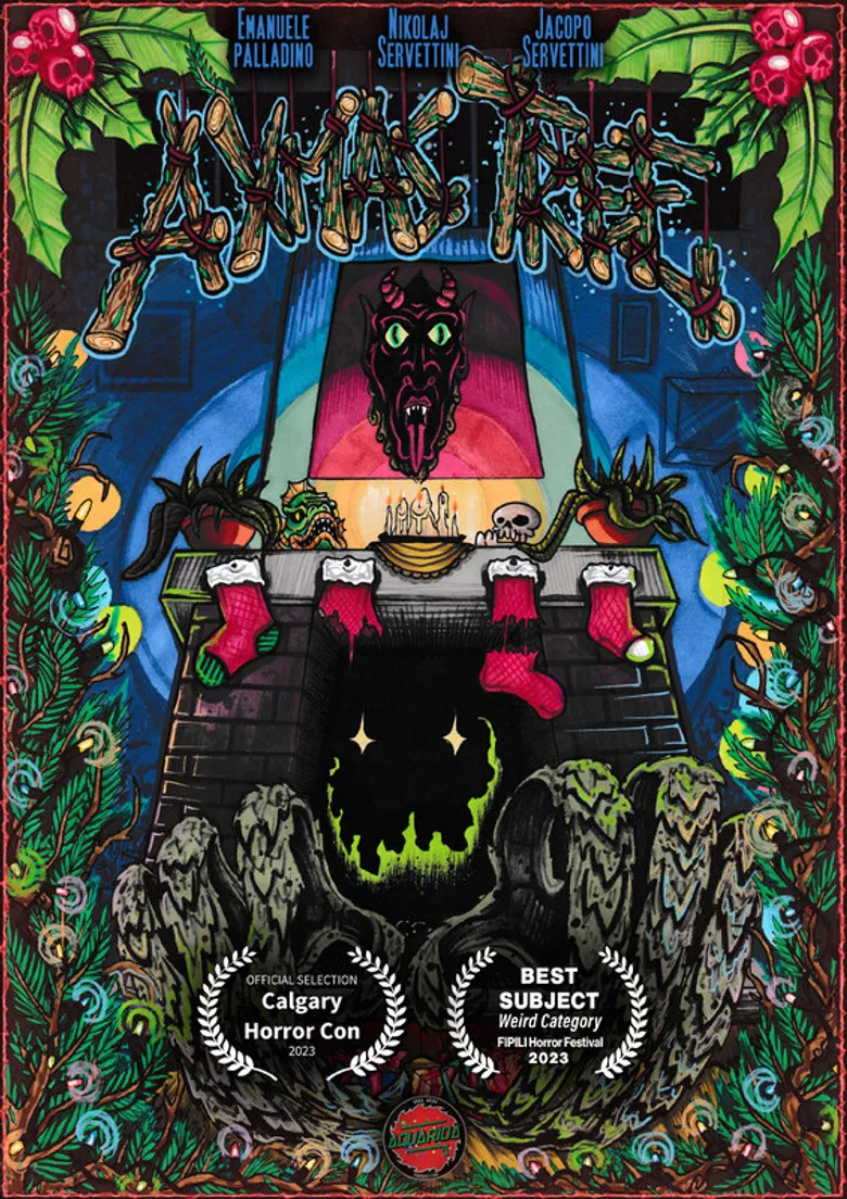 A Xmas Tree poster background