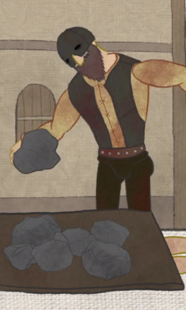 Medieval Birthday Party poster background