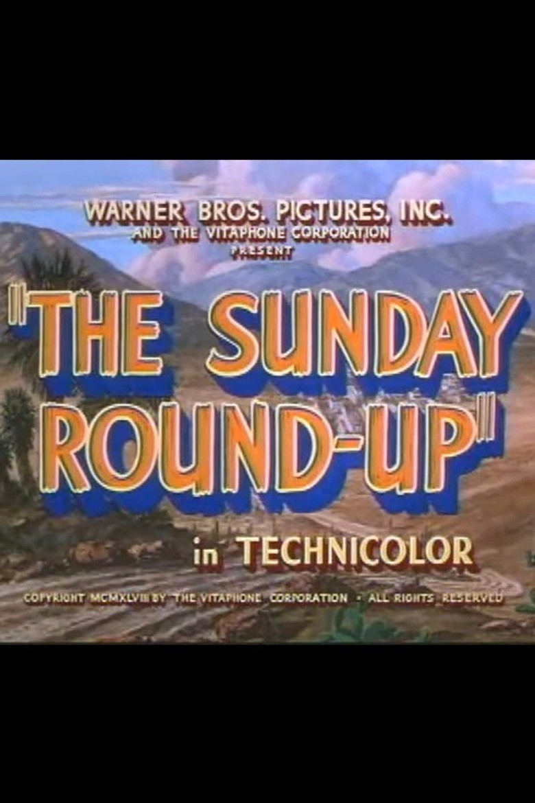 The Sunday Round-Up poster background