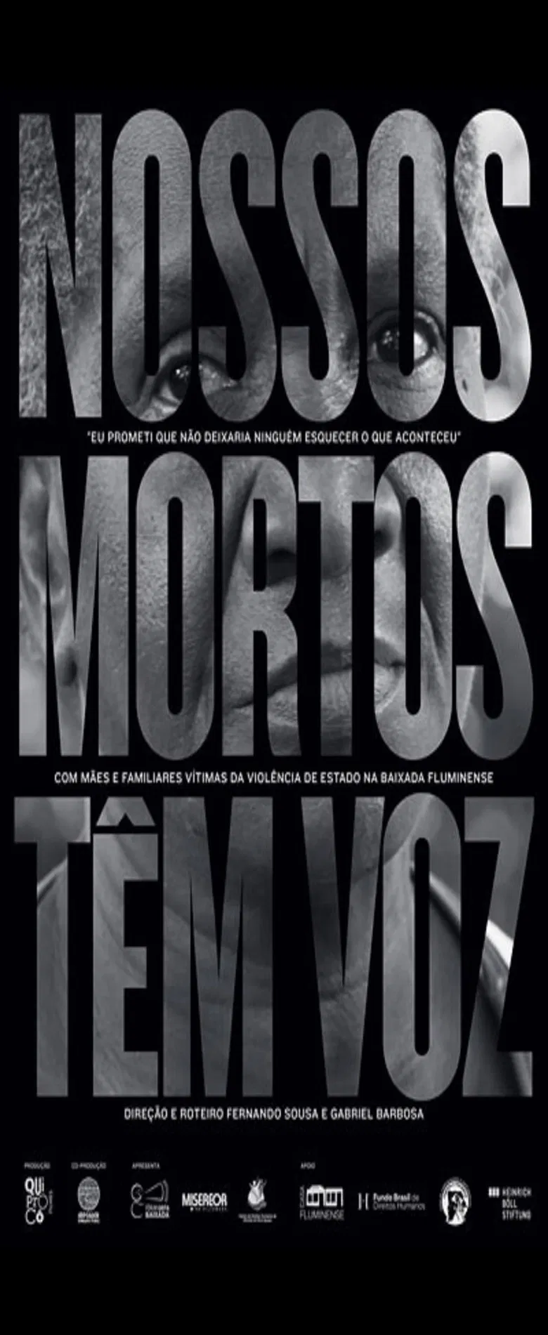 Nossos mortos têm voz poster background