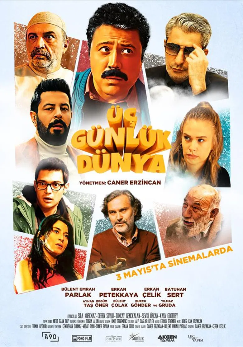 Üç Günlük Dünya poster background