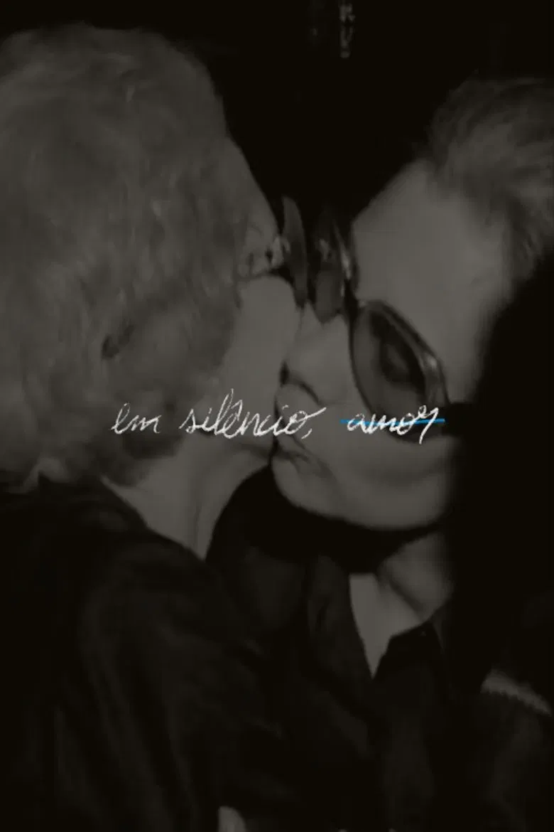 em silêncio, amor poster background