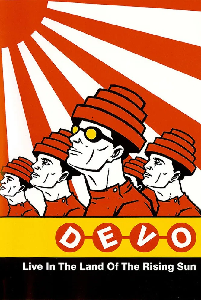 Devo Live in the Land of the Rising Sun poster background