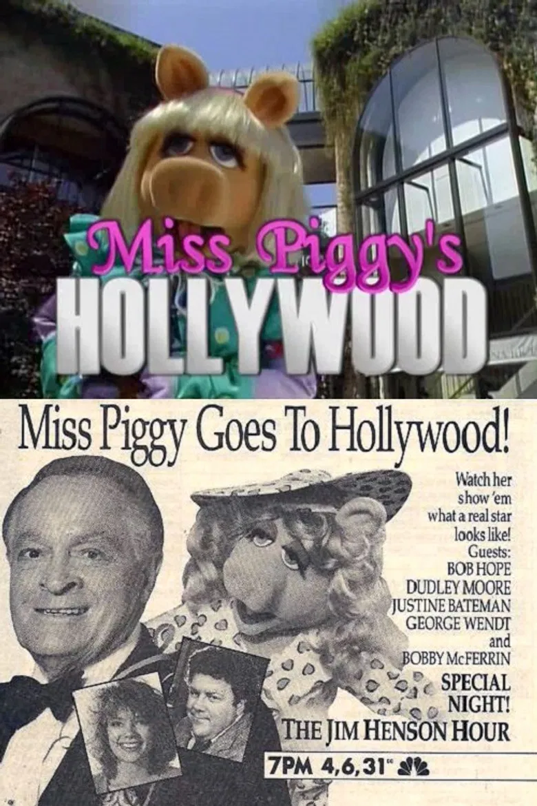 Miss Piggy's Hollywood poster background