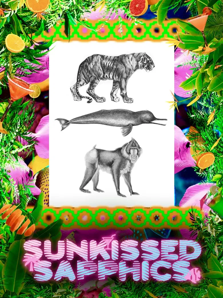 Sunkissed Sapphics poster background