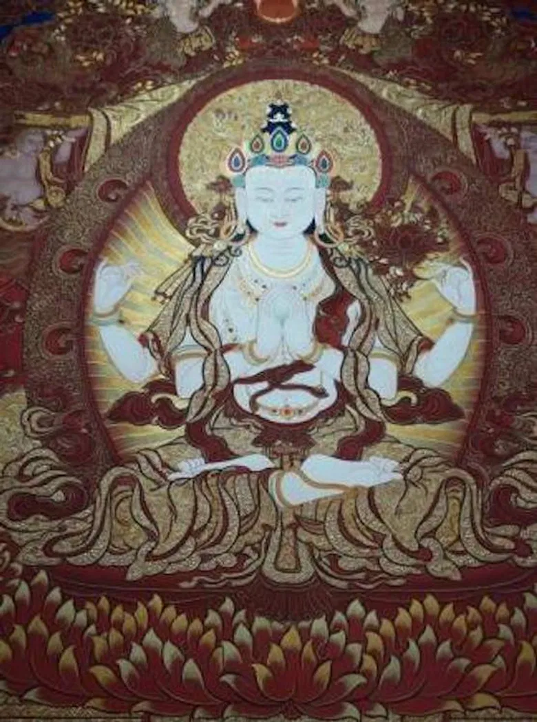 Thangka poster background