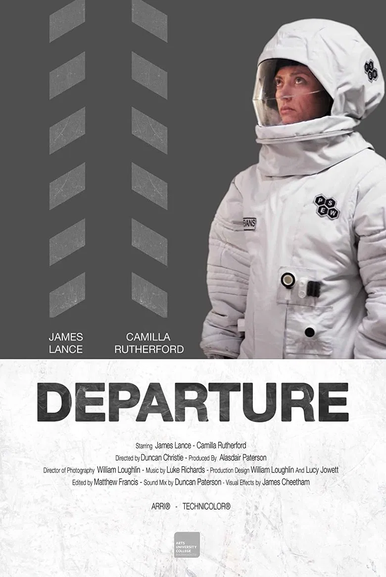 Departure poster background