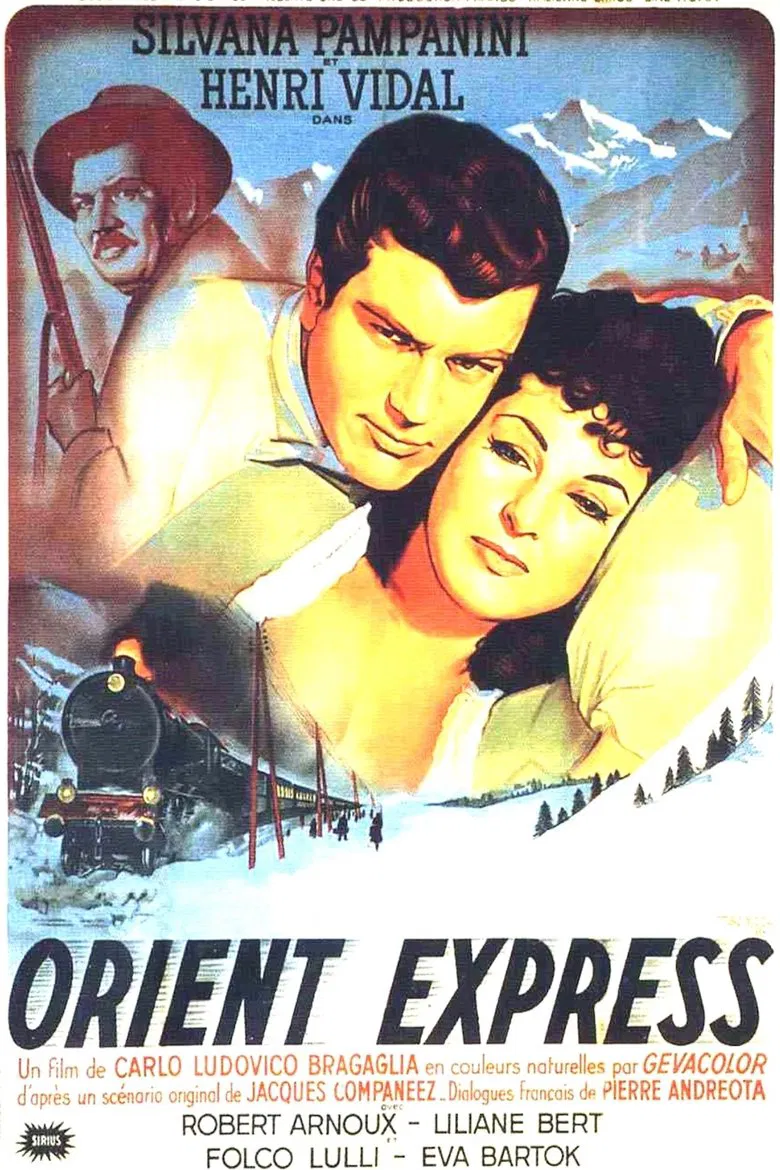 Orient Express poster background
